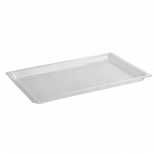 Cal-Mil 325-13-12 Acrylic Serving Tray, 13" Width x 18" Depth x 1" Height, Clear