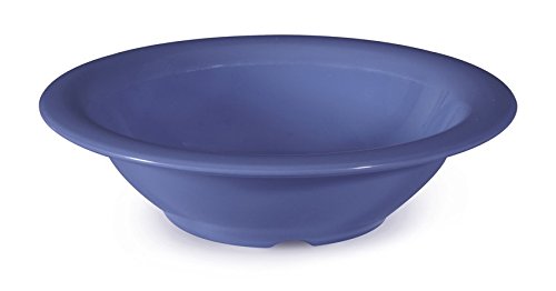 GET B-127-PB-EC Melamine Narrow Rim Fruit/Dessert Bowl, 12 Ounce, Peacock Blue (Set of 4)