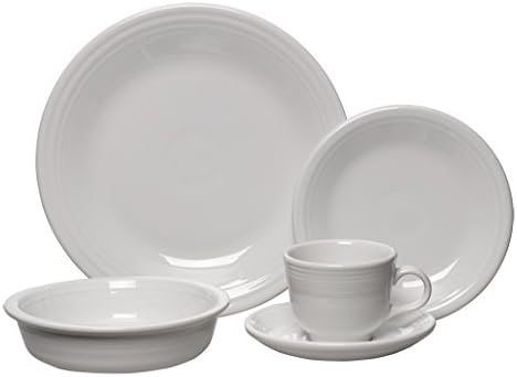 Fiesta 5-Piece Place Setting, White