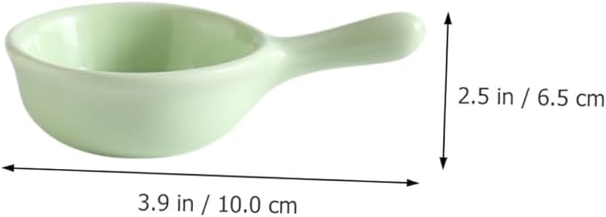 5pcs Ceramic Sauce Dishes 40ml Seasoning Serving Trays for Dipping Appetizer Plates