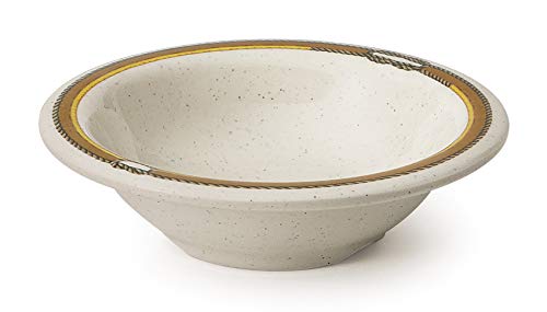 GET B-454-RD-EC Melamine Narrow Rim Fruit/Dessert Bowl, 4.5 Ounce, Diamond Rodeo (Set of 4)