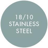 Italian Collection 'Tuscana Gold' 2-Pc Premium Silverware Flatware Serving Set, 18/10 Stainless Steel Gold Plated Dining Set