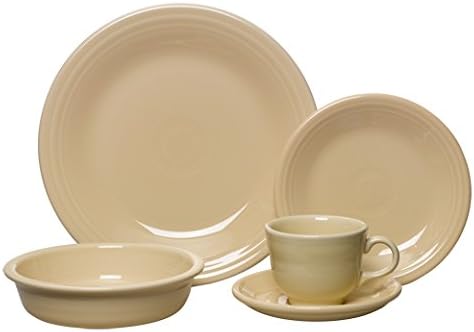 Fiesta 5-Piece Place Setting, Ivory