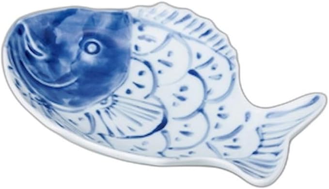 Somotsuke Thai Plate (9.4 inches (24 cm) x 6.3 x 1.4 inches (24 x 16 x 3.5 cm) | Appetizer Plate, Setomonohonpo