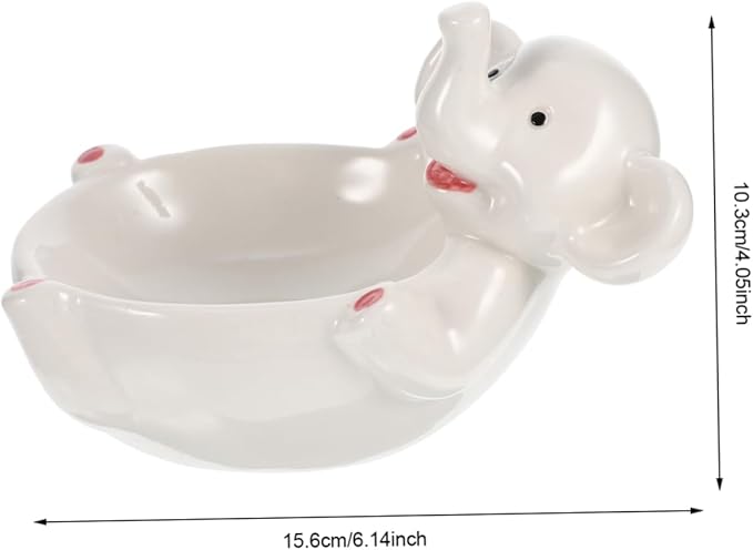 IMIKEYA Ceramic Plate Decorative Dipping Plate Ceramic Sauce Bowl Pickle Serving Dish