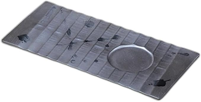 Raster Aya Cup Rectangular Plate [10.4 x 4.8 x 0.7 inches (26.5 x 12.3 x 1.7 cm) | Appetizer Plate, Setomonohonpo