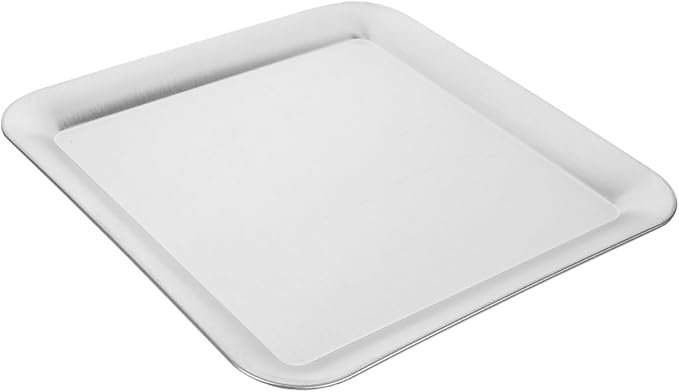 PRETYZOOM Cheese Melts Tray Square Decor Tray Serving Fruit Storage Plate Party Dessert Stainless Steel