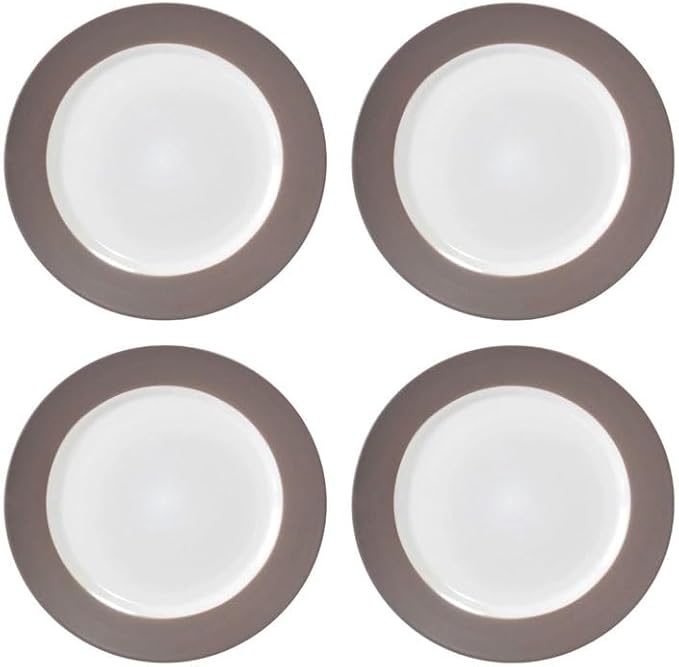 Tableware Set of Plates Dinner Sets 16-Piece Stoneware Dinnerware Set Food Plate Ceramic Dishes to Eat Dish(E)