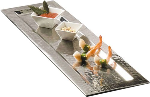 American Metalcraft HMRT247 Trays, 9.6" Length x 4.8" Width, Silver