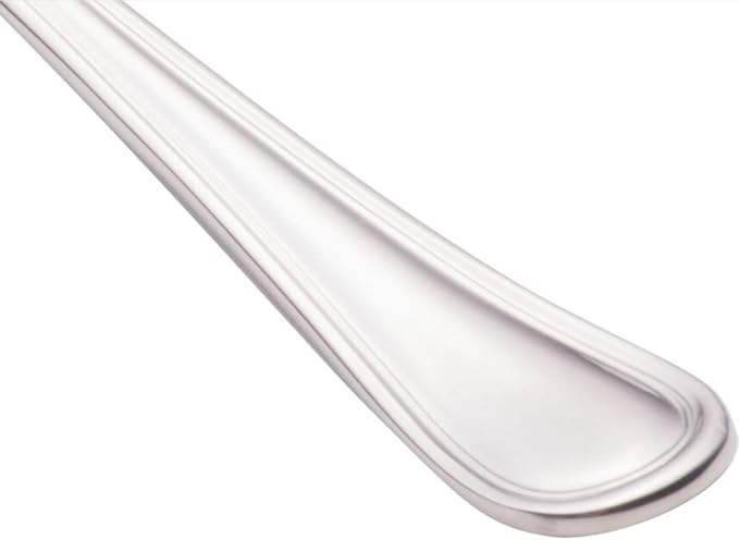 Soro Essentials- 18/8 Stainless Steel Simplicity Serving Fork 3.0mm Set of 12- Serving Utensils Serving Flatware Cutlery Kitchen Tableware Buffet Serving Utensils for Home Kitchen and Restaurant