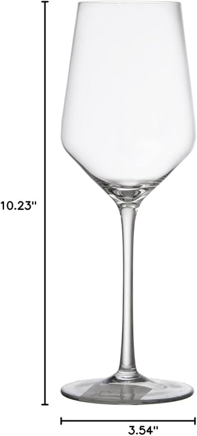 NutriChef Crystal Wine Glasses - 2 Elegant Tall Red and White Wine Clear Stemmed Glass Drinkware, Seamless Bowl, 100% Lead-Free, Dishwasher Safe, for Wine Enthusiasts (Pack of 2)