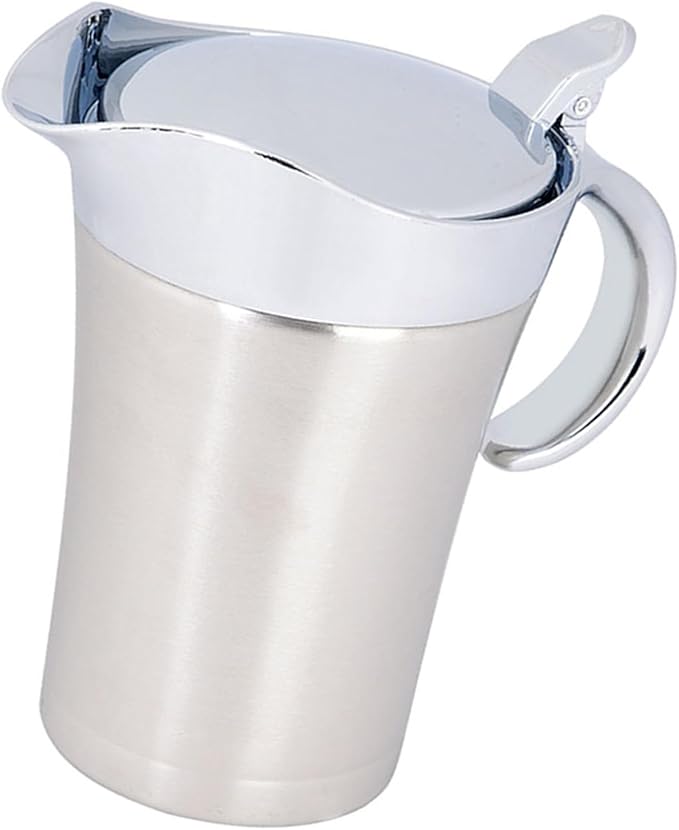 Thermal Sauce Boat Jug, Stainless Steel Gravy Boat, Insulated Sauce Pot, Suitable for Daily Use In Home and Professional Kitchens (Large size 750ml)