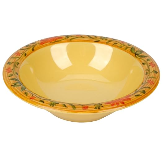 GET B-127-VN Melamine Narrow Rim Fruit/Dessert Bowl, 12 Ounce, Venetian (Set of 12)