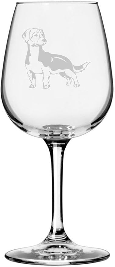 Etched Laser Art Drever Personalized Dog Themed Etched 12.75oz Wine Glass Custom Dog Breed Wine Glasses, Ideal for Pet Lovers, Unique Birthday Gift for Men & Women, Personalized Gift