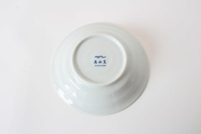 Mino ware Japanese Ceramics Pair Round Plate Japanese Cat (set of two) made in Japan GBS220 (Medium Deep, Umbrella)
