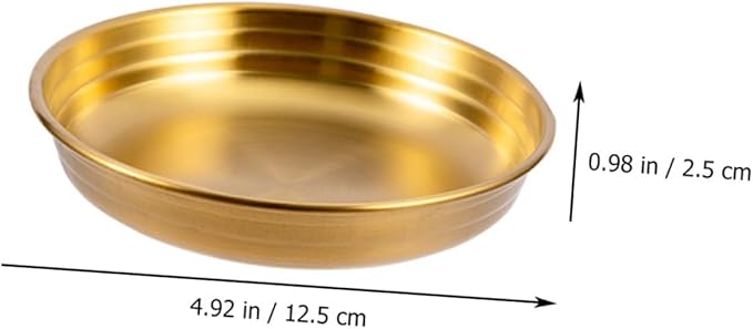PRETYZOOM Korean Kimchi Seasoning Dish Flat Bottom Appetizer Plate with Stable Base Smooth Surface Easy to Clean Porcelain Condiment Serving Bowl for Restaurant Kitchen
