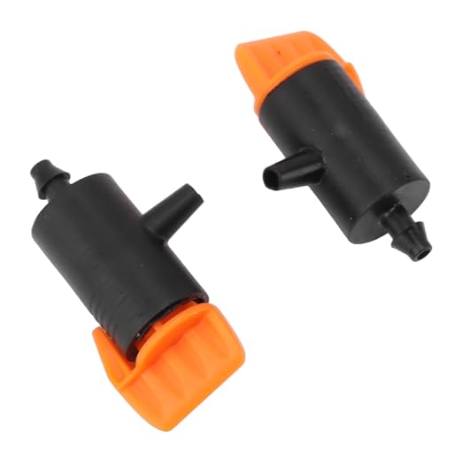 10 Pieces Drip Emitter,Adjustable Flag Irrigation Dripper for Garden Trees and Shrubs Watering,for Succulents Plants Lawn Flower Irrigation System
