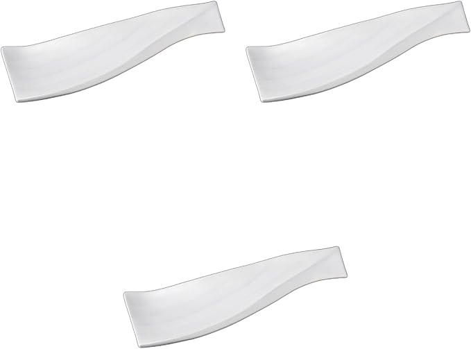 Setomonohonpo Serving Plate with Silver Color Luster, 12.4 x 4.5 x 0.8 inches (31.5 x 11.5 x 2 cm) | Appetizer Plate Porcelain
