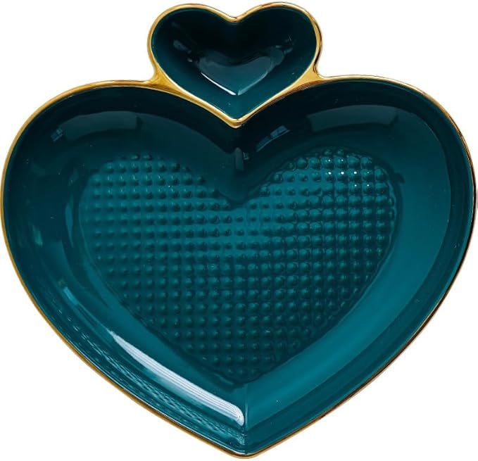 Appetizer Plates Creative Love Ceramic Plate Vinegar Plate Household Dipping Plate Dessert Sushi Separator Plate Cheap Plates