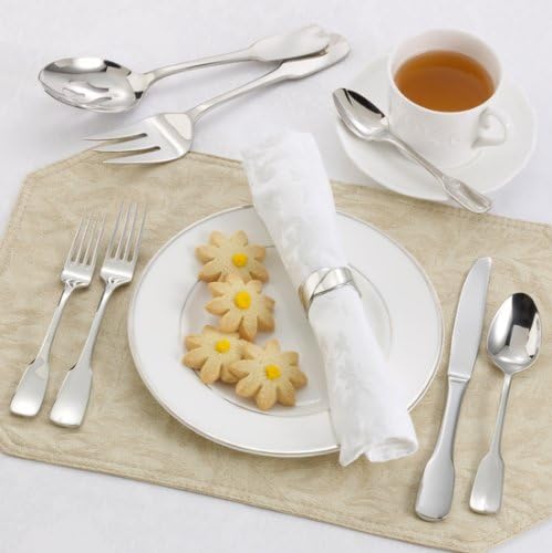 Ginkgo International Alsace 4-Piece Stainless Steel Hostess Serving Set