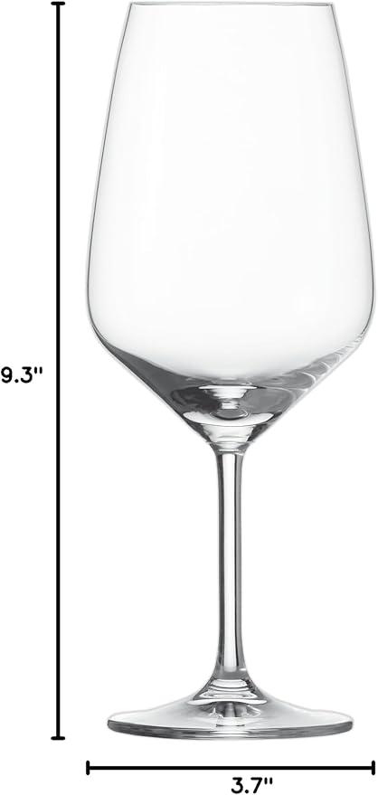 Schott Zwiesel Tulip German Crystal Glass Claret Wine Glass, 22 Ounce (Set of 4) (Pack of 2)