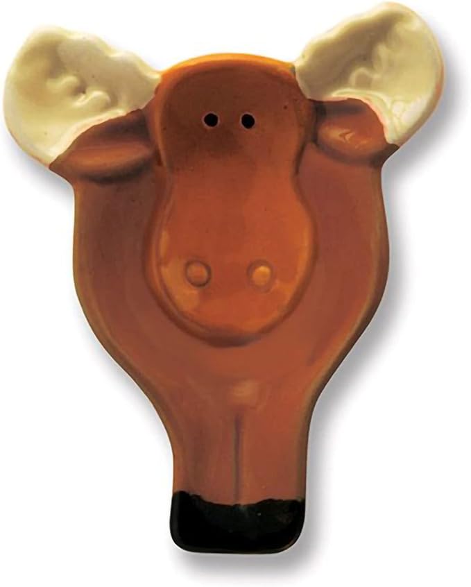 Cape Shore Mini Potter's Dish Plate Moose Gift for Snack Ketchup Appetizer Dessert, Small Pinch Bowl for Kitchen Décor (32-009)