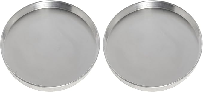 American Metalcraft A2012 Serving Tray, Aluminum, 12"" Dia., Silver (Pack of 2)