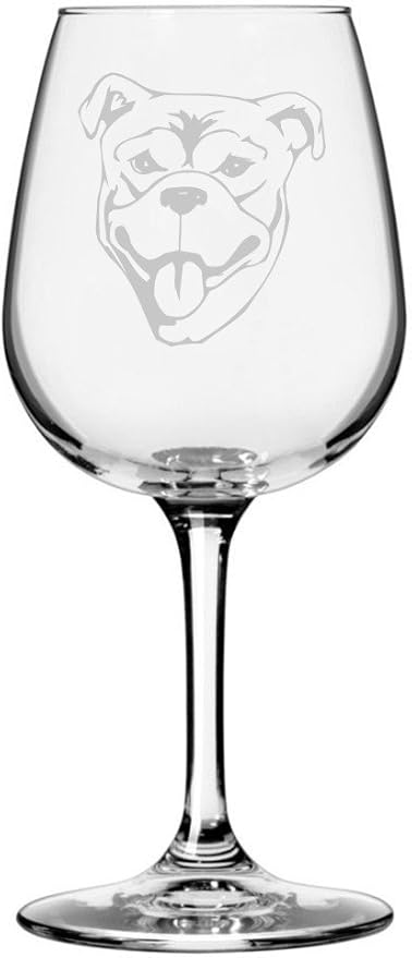 Etched Laser Art Personalized Dog Themed Etched Wine Glass - Custom Dog Breed Wine Glasses for Pet Lovers, Unique Birthday Gift for Men & Women, Personalized Gift - Perro de Presa Mallorquin, 12.75 oz
