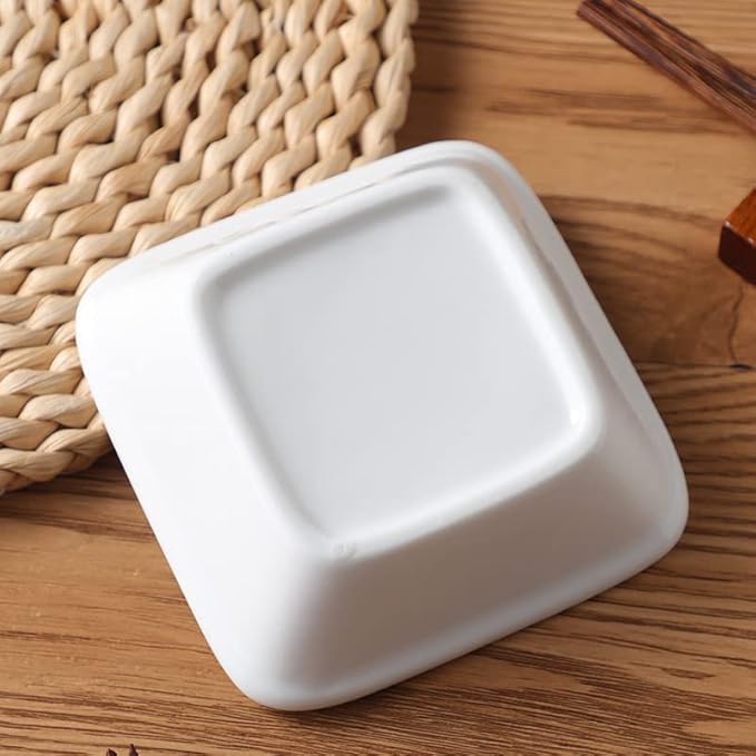 123Arts 4pcs Ceramic Appetizer Plates Dessert Dishes Sauce Dishes Ketchup Sushi Plates