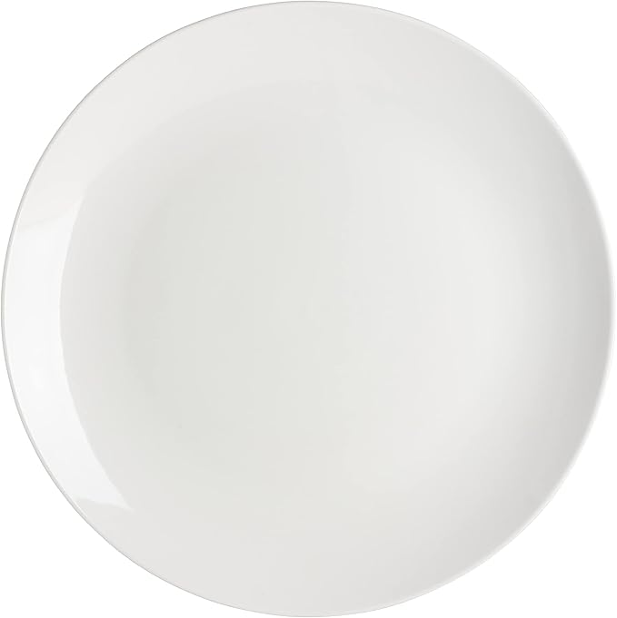 10 Strawberry Street Simply Coupe Dinnerware Set, White, Service for 4 ( 12 Piece)