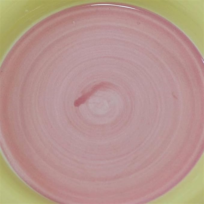 SONGCHAO Party Supplies Round Dinner Plate Cute Dessert Plate Ceramic Plate Home Dinner Salad Plate Color Breakfast Plate Plate Party Plates (Color : 002)
