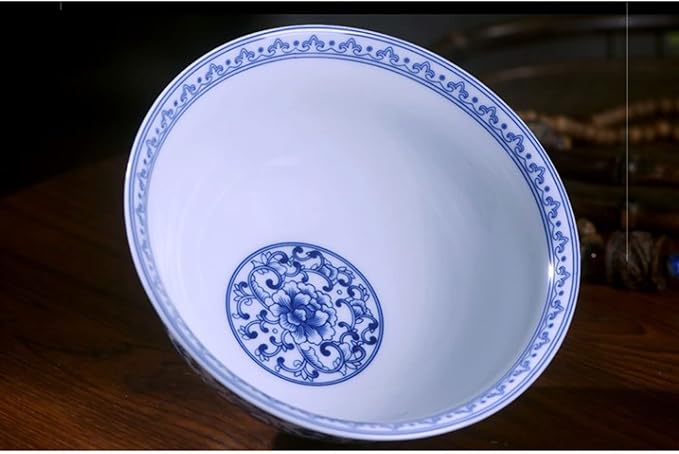 Porcelain Dinnerware Sets Plates and Bowls Sets Dinnerware Set,28 Piece Tableware Set,Blue and White Porcelain Tableware,Ceramic Salad Plate