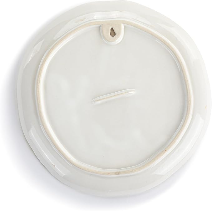 DEMDACO Decorative Hanging Fruit Inspired Appetizer Plate From Design Serving Collection 8 Inch Ceramic Stoneware Lime