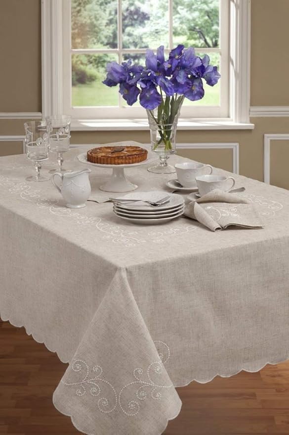 Lenox French Perle Tablecloth 60x120