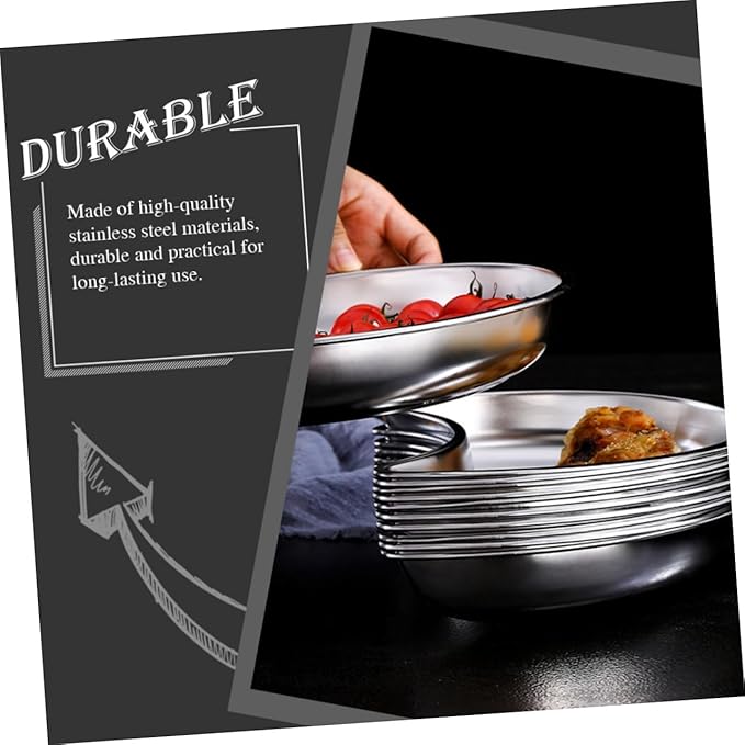 Crescent Shape Serving Tray Stainless Steel Moon Plate Pastry Plate Storage Tray for Dried Fruit Candy Easy Clean