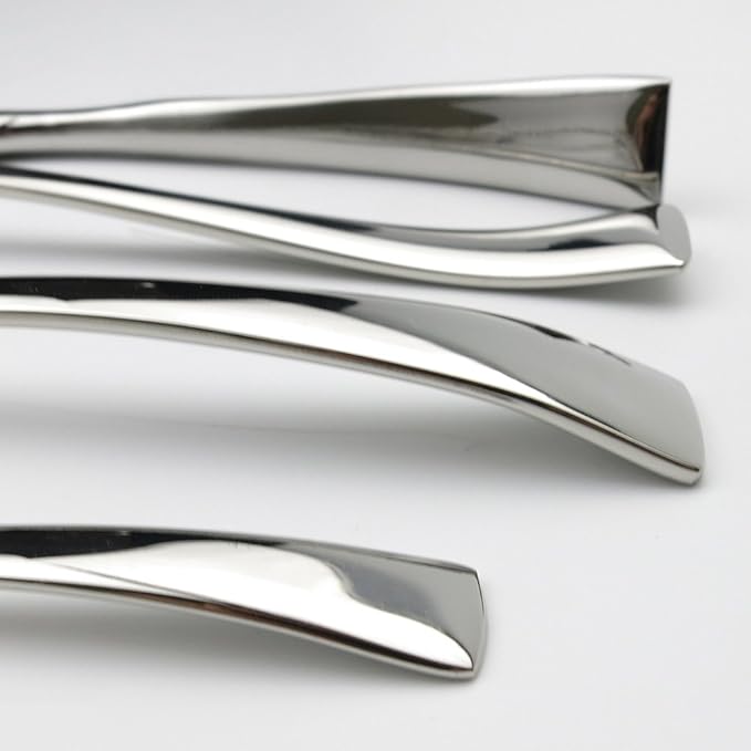 Luxury 4-Piece 18/10 Stainless Steel Flatware Set, Mirror Polishing Silver