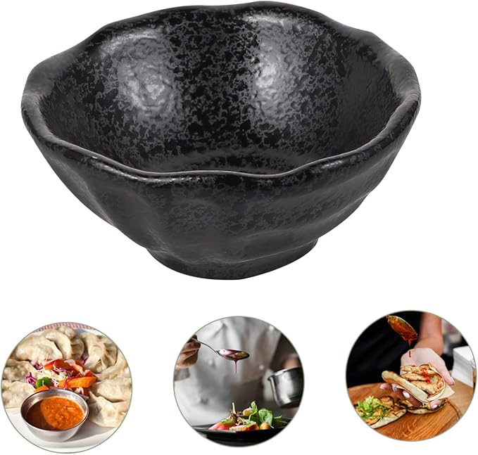 1Pc Creative Irregular Ceramic Seasoning Dish Unique Appetizer Plate for Dipping Sauces for Home Restaurant Use Attractive Design for Oil Sugar Vinegar and More