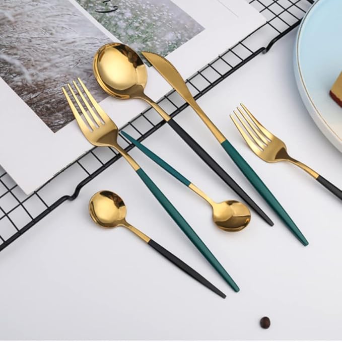 Reusable Utensils Set With Case, Reusable Travel Flatware,Travel Silverware Set With Case ,Reusable Travel Flatware For Home Office School Camping