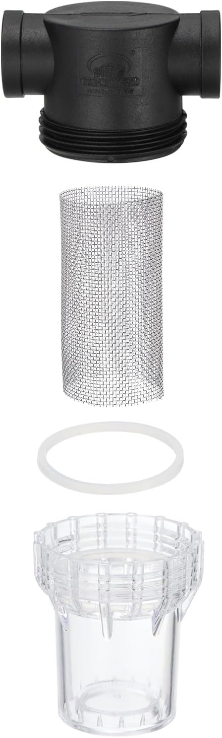 PATIKIL 20 Mesh in-Line Strainer Replacement, 4 Pcs Stainless Steel Filter Screen Accessories for Garden Hose Water Pump Pressure Washer