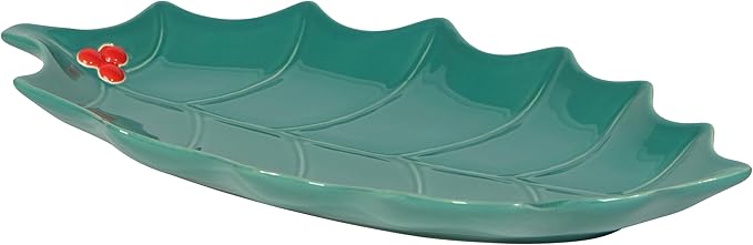 Christmas Holly Shaped Dish