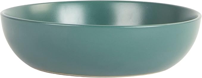 10 Strawberry Street Wazee Matte 9"/48oz Serving Bowl, Set of 2, Emerald Green