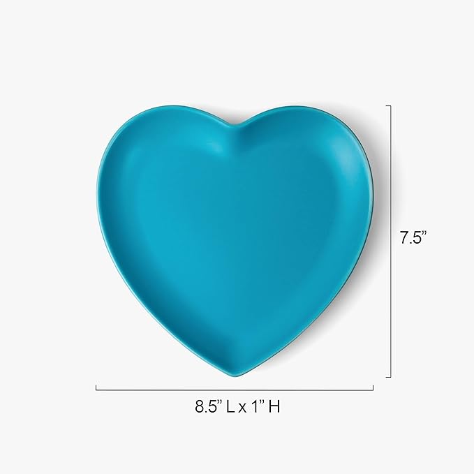 LT Love Platter Heart-Shaped Dinner Plate 8.5" (21cm) 2 pcs