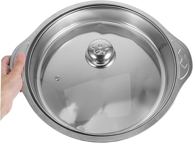 DECHOUS Stainless Steel Tiered Serving Tray Silver Decorative Party Food Holder