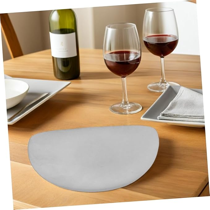 Cabilock Stainless Steel Serving Tray: Unique Irregular Design Cake Plate for Desserts Parties and Home Dining Serving Tray for Outdoor Camping