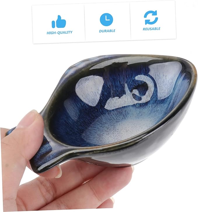 Fish Shaped Ceramic Sauce Plate Versatile Serving Dish Appetizer Plate for Home Restaurant Travel