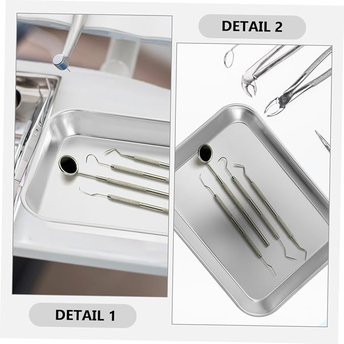 IMIKEYA 3pcs Serving Tray Multi-functional Kitchen Storage Trays for Organizing Desserts Dishes Smooth for Home Restaurant Use
