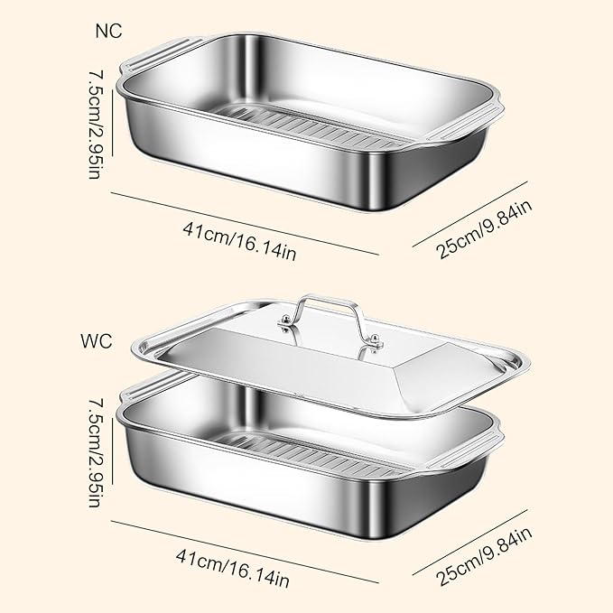 Elegant Silver Square Serving Tray Practical Stainless Steel Food Platter Rusts Dishwasher Compatible Restaurant Kitchen Tray