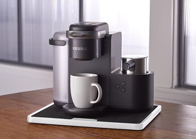 Nifty Large Appliance Rolling Tray - White, Home Kitchen Counter Organizer, Integrated Rolling System, Non-Slip Pad Top for Coffee Maker, Stand Mixer, Blender, Toaster