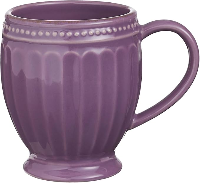 Lenox French Perle Lavender 4 MUGS LIGHT PURPLE New in box