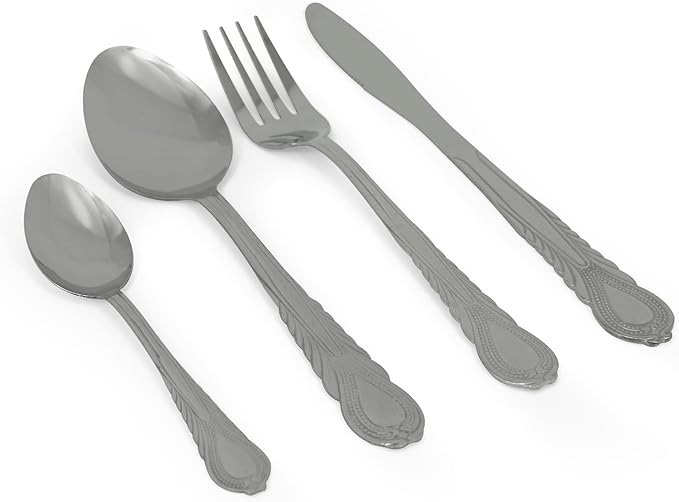 16 Pc Stainless Steel Flatware Set